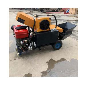 Bomba de vertidos de estructura secundaria inclinada a diésel, máquina transportadora de hormigón de piedra fina, maquinaria de construcción, <span class=keywords><strong>mortero</strong></span> de cemento - Product Image 4