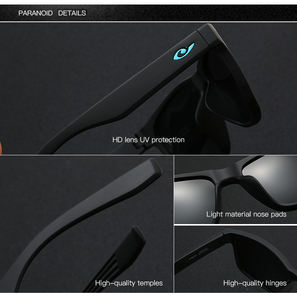 男性用デザイナーサングラス女性用偏光UV400保護カスタムロゴ卸売偽サングラスブルーホワイトゴールド - Product Image 6