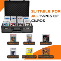Boîte de rangement personnalisée en aluminium pour cartes de sport gradées, cartes à collectionner et présentoirs BGSS SGCC