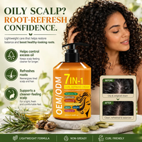 Crème Coiffante Définition Boucles 7-en-1 Personnalisée Marque Privée OEM ODM Hydratante Anti-Frisottis pour Cheveux Bouclés