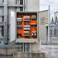 Boîtier de distribution d'énergie mural à trois prises 380V 200A à faible tension pour usage solaire industriel, délai de livraison de 15 jours