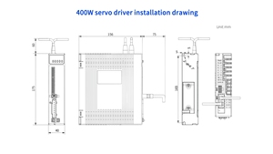 Kit de Servo Leadshine Original de 400W o Kit L3C-400, <span class=keywords><strong>Motor</strong></span> Servo AC Leadshine de 17 bits y 400W con Controlador - Product Image 6