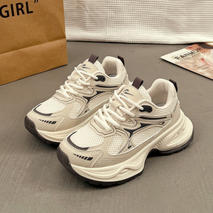 2026 Spring Student Stylish Casual Sneakers for Women - Small-Sized, Unique, Thick-soled, Height-boosting, Trendy Sports Shoes - Product Image 1