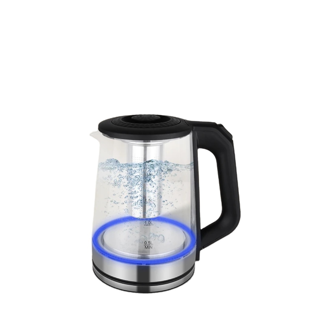 HomeWings GMC-325 Electric Kettle New Design Glass Brew Pot Smart Kitchen Appliance That Keeps Warm Healthy Option for Home Use