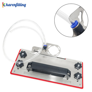 Dispositif de chanfreinage pour meuleuse d'angle, base auxiliaire de coupe d'angle pour carreaux de céramique, outils de coupe durables et réglables en acier inoxydable - Product Image 6