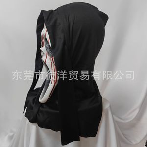 Máscara de Scream con Manchas de Sangre, Estilo Horror, Accesorio de Disfraz de Halloween, Material de Emulsión - Product Image 5