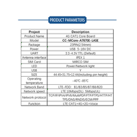Carte de développement A7670E Carte réseau SIMCom A7670E-LASE LTE Cat.1 Module 4G cellulaire Carte circuit imprimé A7670 Carte de base A7670E-LASE