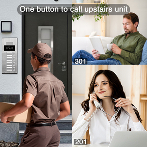 Sistema de teléfono de puerta de Audio, intercomunicador de 2 cables, teclado de Metal, comunicación de voz impermeable para apartamento, Villa - Product Image 2