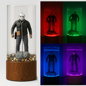 Lámpara Flotante LED de Jason Voorhees - Lámpara de Agua de la Película de Terror Viernes 13, Figura de Acción con Escena de Lago, Memorabilia de Terror - Product Image 1