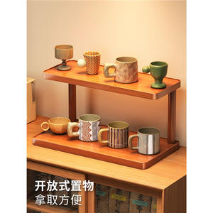 Estante de escritorio de madera, organizador de almacenamiento multifuncional con montaje en superficie rectangular para uso en escritorio, color estándar - Product Image 5