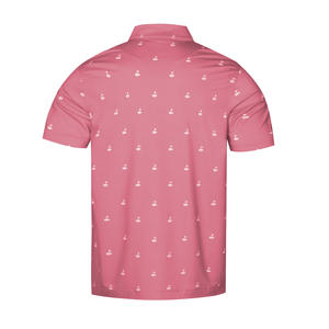 Rendimiento de lujo para hombre para camisa de polo Secado rápido Absorbe la humedad Estiramiento de 4 vías Ajuste clásico para golf Clásico de alta calidad - Product Image 5