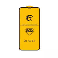 Protection d'écran Fanmi en verre trempé 3D entièrement incurvé pour couverture 9D CT AF, protection d'écran en verre trempé pour iPhone