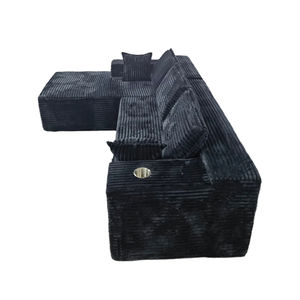 Canapé-lit en mousse à mémoire de forme en sections sans os, haute densité, compressé sous vide, pour salon, avec porte-gobelets - Product Image 6