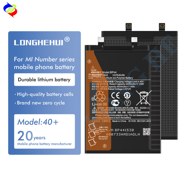 Factory Direct Battery for xiaomi Mi 3 4 5 6 4i 4C 5s 5s Plus Mi 4s 5 Pro Batterie Replacement for xiaomi Redmi All Models