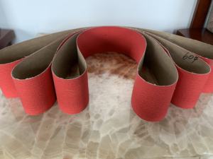 Rouleau de toile abrasive en polyester à grain céramique Y-Weight P812, 1044 <span class=keywords><strong>mm</strong></span>, épaisseur 1 <span class=keywords><strong>mm</strong></span>, longueur 50/100 m, revêtement dense pour polisseuse/ponceuse - Product Image 1