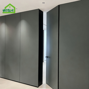 Puerta Interior sin Marco de Estilo Americano, Puerta Oculta de Madera con Color Personalizado, Puerta Invisible para Construcción Interior - Product Image 4