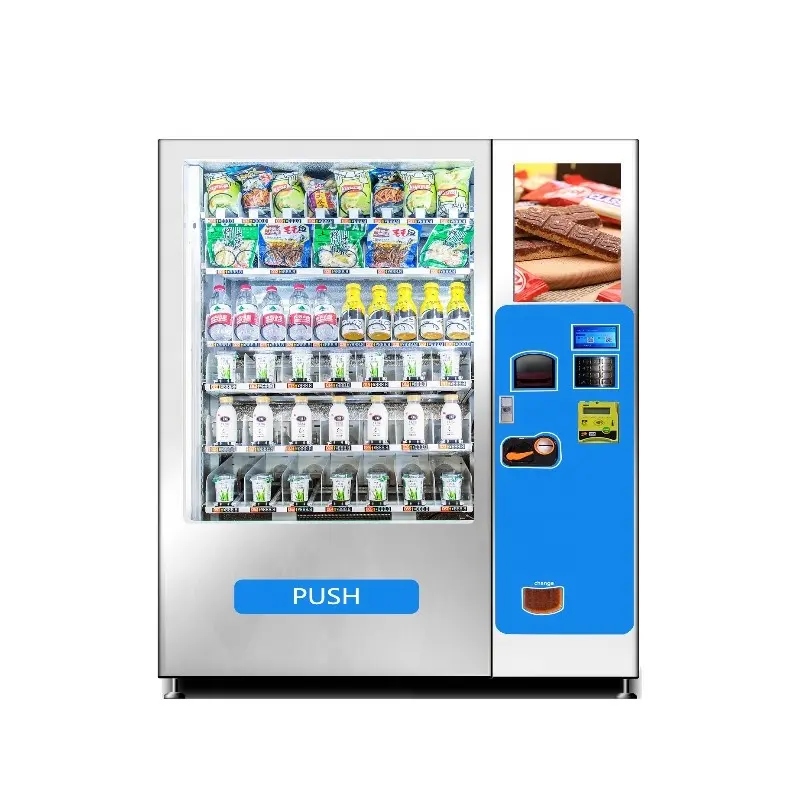 21.5inch Cartoon Vending Machine Snacks Drink Snack Drink Food Vending Machine