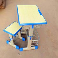 Vente directe d'usine, bureau d'étude réglable pour les élèves, bureau et chaise pour l'apprentissage en classe pour les enfants