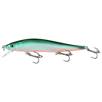 ABS Sert Yüzen Minnow Crankbait Balıkçılık Yemi, Levrek-Okyanus Göl Nehir ve Dere Tekne Balıkçılığı için