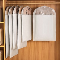 Grand sac de rangement sous vide suspendu anti-poussière pour vêtements cousus sac de vêtement de couverture de costume pour une utilisation dans le garage
