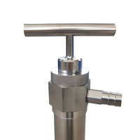 Pompe gastrique vétérinaire pour bovins, moutons, chevaux - Pompe à médicaments en acier inoxydable 304 avec tube de 150 cm