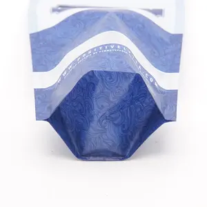 Tùy chỉnh in đóng gói rời lá trà bao bì có thể tái chế nhựa Zip khóa rỗng trà đứng lên túi