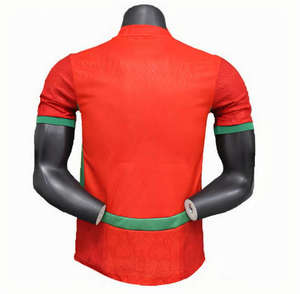 2526 Camisetas de Fútbol Unisex Transpirables de Manga Larga Estilo Aficionado de la Selección Nacional de Marruecos, Local y Visitante, de Spandex/Poliéster - Product Image 6