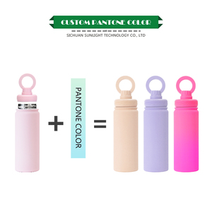 Stainless Steel Double Wall Water Bottle with Phone Holder Magnetic Water Bottle <strong>Macha</strong> Green Vacuum Drink Bottle 540ml in Stock - Product Image 5