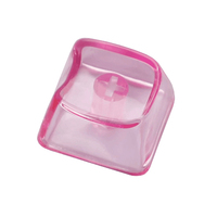DIY Keyboard Accessories Cat Head Blank Profile 1u Transparent PC Keycaps