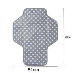 Almohadillas de cambio portátiles estilo mochila de poliéster personalizadas - Product Image 3