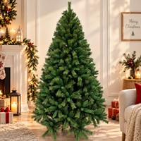 Realistischer Künstlicher Weihnachtsbaum Unbeleuchteter Vollzweigiger Weihnachtsbaum mit Dichtem Laub für Heim Hotel Feiertagsdekoration