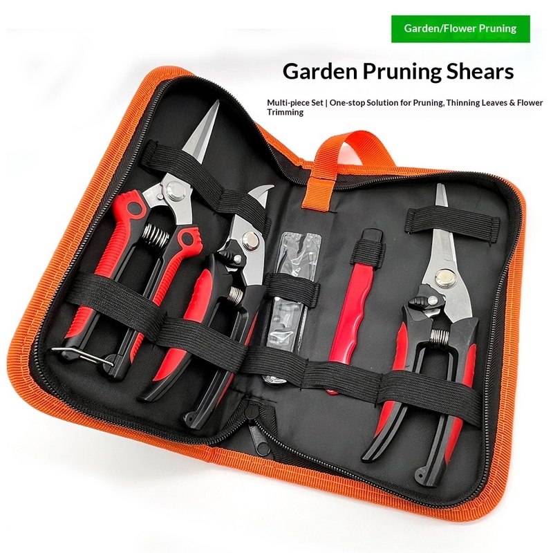 Stainless Steel Manual Pruning Shears Set