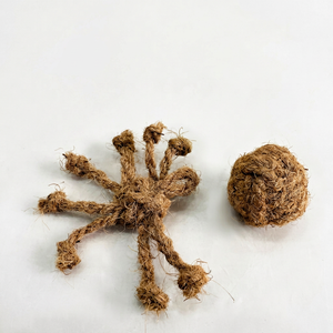 Top Trending Product 2024 Coconut Chew <b>Ball</b> Coconut Rope <b>Ball</b> with Coconut Coir <b>Ball</b> Favorite Pet Toy Cheap Price Coco Eco Brand - Product Image 1