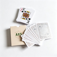 Cartes à jouer en PVC, finition brillante, pour le billard, résistantes aux intempéries, avec boîte, impression personnalisée directe d'usine
