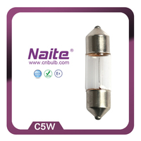 Ampoule halogène NAITE prix usine C5W 12V 5W pour autres accessoires d'éclairage automobile