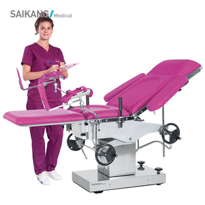 A105 SAIKANG <span class=keywords><strong>Table</strong></span> de livraison multifonctionnelle en métal pour les examens de gynécologie et les opérations médicales - Product Image 1