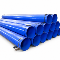 Tuyau principal en fonte ductile de grand diamètre avec joint à cloche époxyé pour projet de construction de réseaux d'eau urbains
