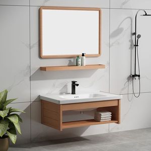 Modern floating bathroom cabinet cosmetic <b>mirror</b> suitable <b>for</b> bathroom daily cosmetic storage box - Product Image 2