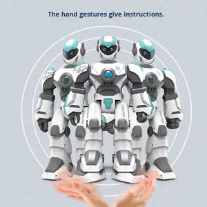 Controle Remoto Brinquedo Robô Programação Inteligente para Crianças Gesto Sensing Voz Diálogo Luz Função 1:5 Made Plastic - Product Image 2
