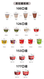 Ciotola di carta resistente al calore resistente alle perdite per alimenti fortemente sigillata, progettata per stufati al Curry Ramen, che non garantisce perdite - Product Image 5