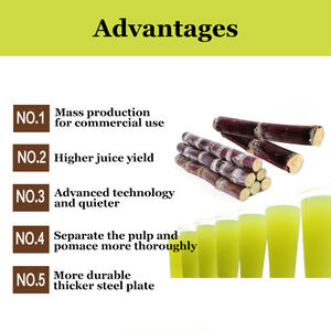 Extracteur de jus de canne à <span class=keywords><strong>sucre</strong></span> électrique automatique AN-Factory avec moteur électrique et broyeur - Product Image 5