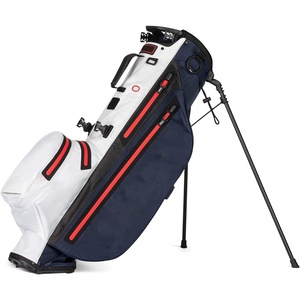 Sac de golf étanche multifonction personnalisé avec haut-parleurs, PU léger, cuir sélectionné, conception solide debout. - Product Image 6