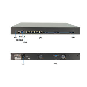 4 * SFP/10G 1U dispositivo 6 Lan 2,5 GB C3758 MikroTik/PFsense/OPNsense/<span class=keywords><strong>SOPHOS</strong></span> <span class=keywords><strong>firewall</strong></span>/ENRUTADOR montaje en rack - Product Image 5