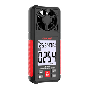Anemómetro Digital GVDA GD155, Medidor de Velocidad del Viento Portátil con Pantalla LCD Retroiluminada, Medidor de Temperatura y Humedad - Product Image 1