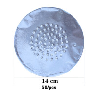 Feuilles de papier d'aluminium pour narguilé HongQiang, épaisses, argentées, noires, résistantes à la chaleur, antiadhésives, 50 pièces/boîte, vente en gros