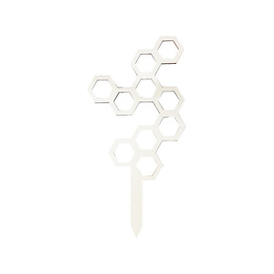 Support de plantes grimpantes en bois alvéolé pour jardin intérieur, support à fleurs ajouré, étagère pour plantes en pot, en stock - Product Image 5