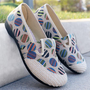 Seaside Heritage Summer Slip-On Flats Arch-Ease Tech Tendencia de moda con punta cerrada para Boardwalk Wear - Product Image 5