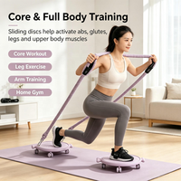 CZFIT Nouvelle Plaque de Glisse Silencieuse pour Pilates, Entraînement Musculaire Abdominal à Domicile, Protection Environnementale, Durable, Meilleure Vente