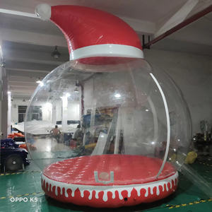 뜨거운 판매 맞춤형 배경 풍선 스노우 글로브 사진 부스 크리스마스 소품 장식 - Product Image 2