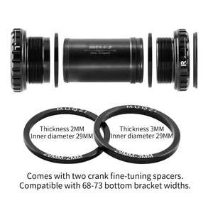 Soporte Inferior para Bicicleta de Montaña MUQZI, Soporte Inferior Roscado BB68-73 para Sram <span class=keywords><strong>DUB</strong></span> BB - Product Image 2